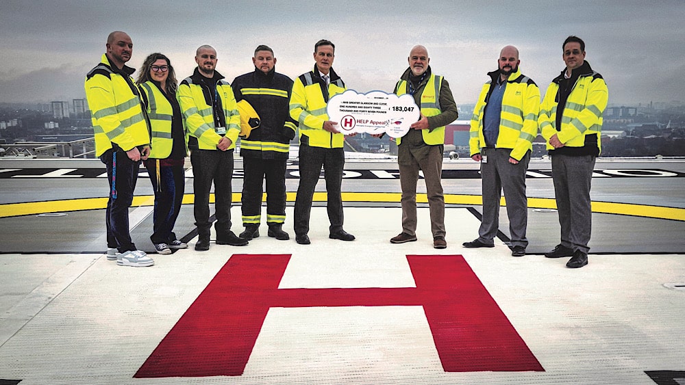 HELP Appeal funds helipad upgrades at Glasgow hospital