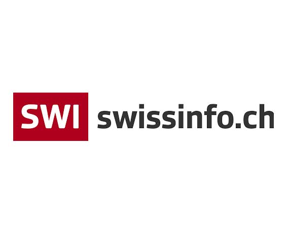 Helicopter tips on side while hovering in Switzerland