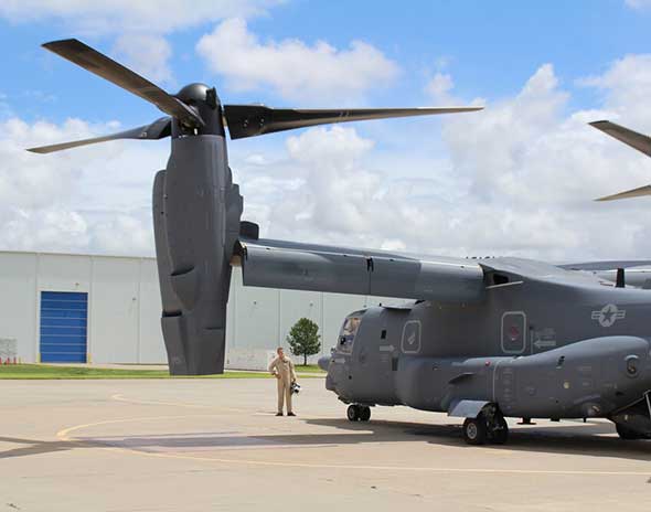 CV-22 pilot experiences full-circle moment