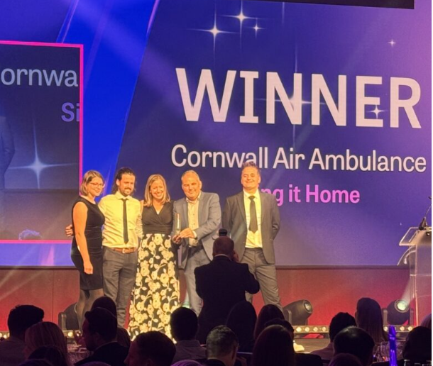 Cornwall Air Ambulance wins marketing award