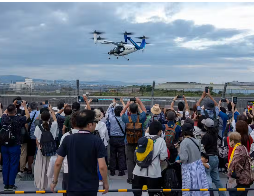 Joby Aviation, ANA Holdings demo electric air taxi in Japan