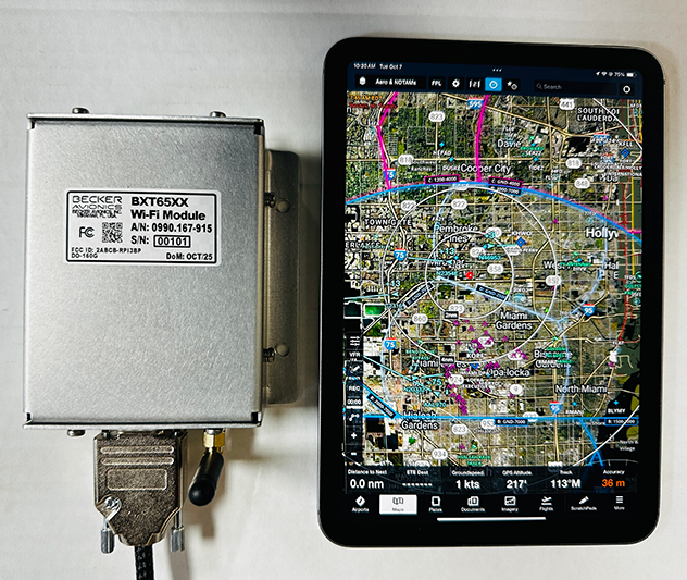 Becker Avionics introduces Wi-Fi module for BXT6500 transponder