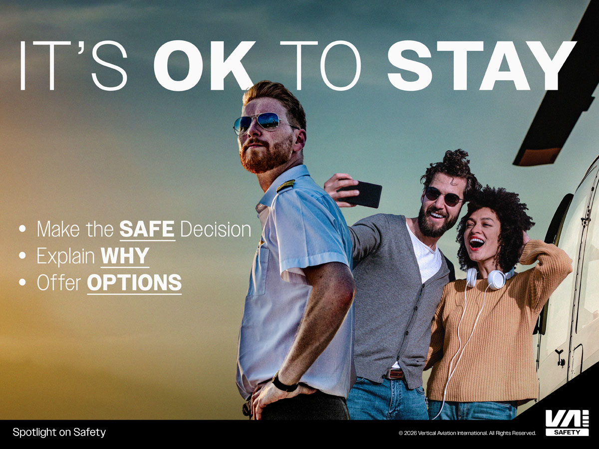 VAI Spotlight on Safety: It’s OK to Stay